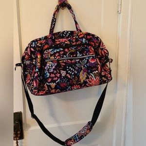 Vera Bradley Weekender Travel Bag Foxwood Pattern